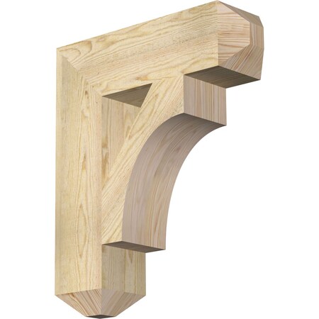 Ekena Millwork Westlake Craftsman Rough Sawn Bracket, Douglas Fir, 6"W x 22"D x 26"H BKT06X22X26WTL04RDF